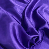 SALE $14.00/YD Hyacinth Royal Purple Silk Habotai By the Yard #26613