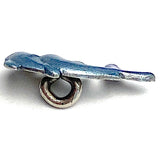 Tiny Dolphins Button from Susan Clarke Designs, Metal with Shank Back, 1/2" # SC-219