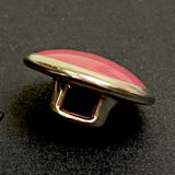 Pink Pearl/Metal Western Shirt Buttons Not Snaps, Shank Back 13mm / 1/2", Pack of 14  #KB-809