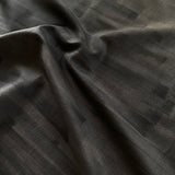 Black-Brown Cotton/Silk Blend, Touch A Cord by Naomi Ito/Nani Iro Japan, 47" Wide By the Yard #391 C