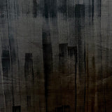 Black-Brown Cotton/Silk Blend, Touch A Cord by Naomi Ito/Nani Iro Japan, 47" Wide By the Yard #391 C