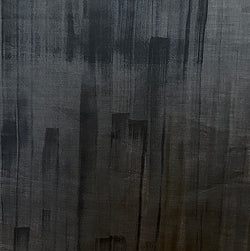 Touch A Cord Black-Brown, Cotton/Silk Blend, Naomi Ito/Nani Iro Japan, 47" Wide By the Yard #391 C