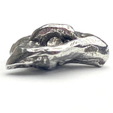Back in Stock:  Wolf Button from Green Girl Studios 3/4" Pewter  #G327