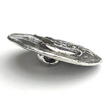 Back in Stock: Raven Button from Green Girl Studios 1" Pewter  #G320