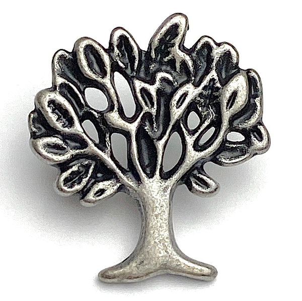 Re-Stocked Tree of Life Cut-Out Button, Small, 5/8" x 3/4" #SWC-80