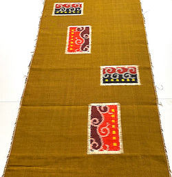 Whole 12-Yard BOLT of Vintage Rustic Japanese Meisen Silk in Hand-Basted Araihari Form #370