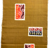 Whole 12-Yard BOLT of Vintage Rustic Japanese Meisen Silk in Hand-Basted Araihari Form #370
