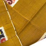 Whole 12-Yard BOLT of Vintage Rustic Japanese Meisen Silk in Hand-Basted Araihari Form #370
