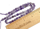 Amethyst Beads, 7.5mm Faceted Gemstone, Strand of ~50 Beads  #L-157