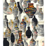 Vessels, Vintage Meisen Silk, Double Ikat, 14" x 61" Kimono Pieces from Japan, #182