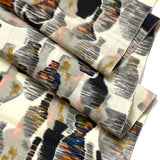 Vessels, Vintage Meisen Silk, Double Ikat, 14" x 61" Kimono Pieces from Japan, #182