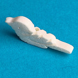 Rustic Vintage Birds, 20 Pieces Small Hand Carved Bone BEAD 1"   #CL-11