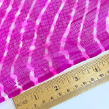 Sale, Hot Pink Sheer Chiffon Whisper-Light Kota Doria 'Plaid' from India By the Yard  #TK-57