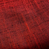 Bright Thick Heavy Slubby Handwoven Crossdye: Tomato Red + Black Vintage Obi Fabric from Japan  #241