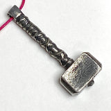 Thor's Hammer Pewter Pendant from Green Girl, 1-5" Shiny 38mm #GG-777