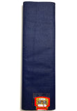 Navy Cotton from Japan, Still Tied Mini-Bolt Vintage Solid Yukata-Like 14.5" Wide  #253