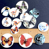 Kate Holliday Porcelain Menagerie, 14 Buttons, Various Sizes and Styles $36.00 All Handmade by Kate