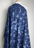 Indigo Kasuri Cotton Ikat from Japan 40" Wide By the Half Yard # NS-40