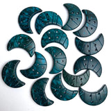 SALE Blue Moon Coconut 4-Hole Button 1-1/2"  #LP-12
