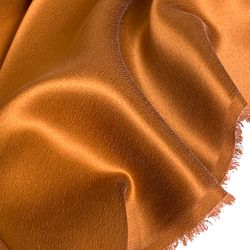 Copper Liquid Drape, Exceptional Lustre, Sueded Silk Charmeuse By the Yard #3519