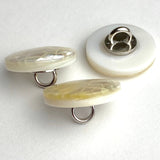 Re-Stocked, Mother of Pearl Shank Back Shell Button 5/8" 15mm  # L-66595