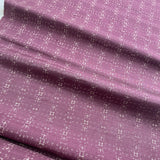 Soft Purple Slubby Handwoven Certified Oshima Tsumugi Kimono Silk from Japan, By the Yard,  #103