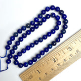 Lapis Lazuli Beads, Deep Royal Blues, Round 6mm, Approx. 60 Beads 1/4"  #LP-90