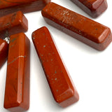 Natural Red Jasper Pendant, 2" Long Cuboid,  #LP-92