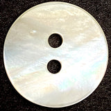 Ivory River Shell 11/16" Iridescent 2-hole, 17mm,  PACK OF 21, #LP-96