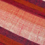 SALE Rustic Reds Stripes, Vintage Kimono Silk, Japan Handweave, By the Yard #851