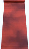 SALE Smokey Burgundy-Copper Ombre Vintage Kimono Silk from Japan, By the Yard #854