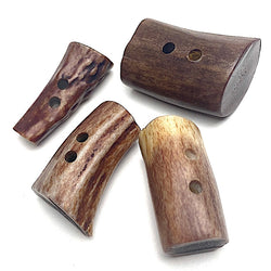 Natural Genuine Horn Toggle Buttons 