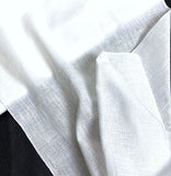 Plain White Cotton from Japan, 14" Wide, Soft, Semi-Sheer, Vintage 100% Cotton By the Yard # 118