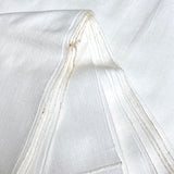 Remnant, Plain White Cotton from Japan, 14" Wide x 1-3/8 Yards, Soft, Semi-Sheer, Vintage 100% Cotton  # 118