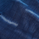 Indigo Kasuri Crepe Cotton Ikat from Japan 40" Wide, By the Half Yard # NS-41