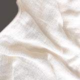 Sale, Triple Gauze from Japan Fluffyish-Off-White 100% Cotton, 34" Wide, By the Half Yard # NS-42