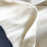 Sale, Triple Gauze from Japan Fluffyish-Off-White 100% Cotton, 34" Wide, By the Half Yard # NS-42