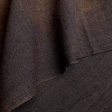 Persimmon x Indigo = Brown Artisan Mid-Weight Cotton from Japan 38" Wide, By the Half Yard # NS-43