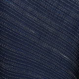 Navy CREPE Stripe Lightweight Drapey Artisan Cotton Kasuri from Japan 42" Wide, By the Half Yard # NS-44