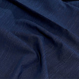 Traditional Solid Indigo Artisan Mie Momen Cotton from Japan 15" Wide, Matsusaka By the YARD # NS-45