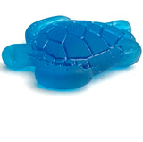 Blue Recycled Glass Sea Turtle Charm/Pendant, 1.25" x 1"  # L663