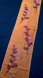 Meisen Iridescent Coppery Gold Old Silk Pieces from Japan 13.5" x 40"  #7580