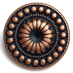 Concho Button BM Navajo 18mm<br>Unit is 10pcs - Thunderbird Supply Company  - Jewelry Making Supplies