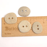 Beach Stone Buttons, Four Sandy-Light 1"  # BCH-81