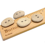 Beach Stone Buttons, Four Sandy-Light 1"  # BCH-81