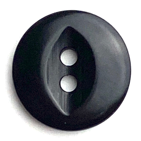 Navy Blue Round 2-hole Buttons, size 14mm, 9/16, 22L, flat back buttons,  bulk navy blue buttons, Choose quantity, Fast Shipping