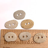 Beach Stone Buttons, Six Mixed  # BCH-84