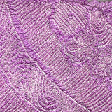 Lilac Purple Shibori Obiage Scarf for Obi, Very Textured Silk, 44" Long #264