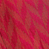 Hot Pink Magenta Chevrons Jacquard Cotton From India, By the Yard  #TK-36