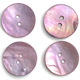 Re-Stocked Purple Velvet Matte Agoya Shell 3/4" 2-Hole Button 21mm, Pack of 5 for $7.25. # 1221
